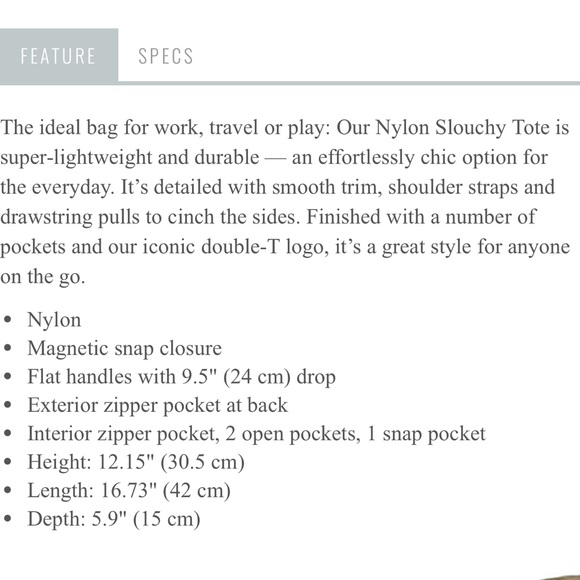 Tory Burch Nylon Tote - Picture 13 of 13